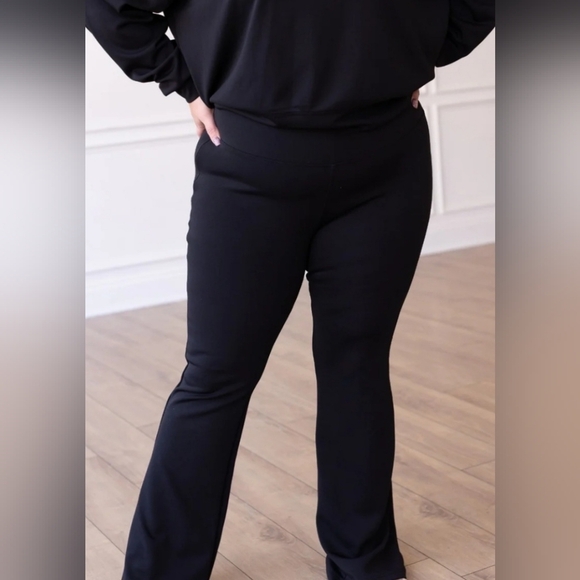 Grace+Emma Women's Ultimateflox Noir Compression Flare Legging Size XL - Picture 14 of 14